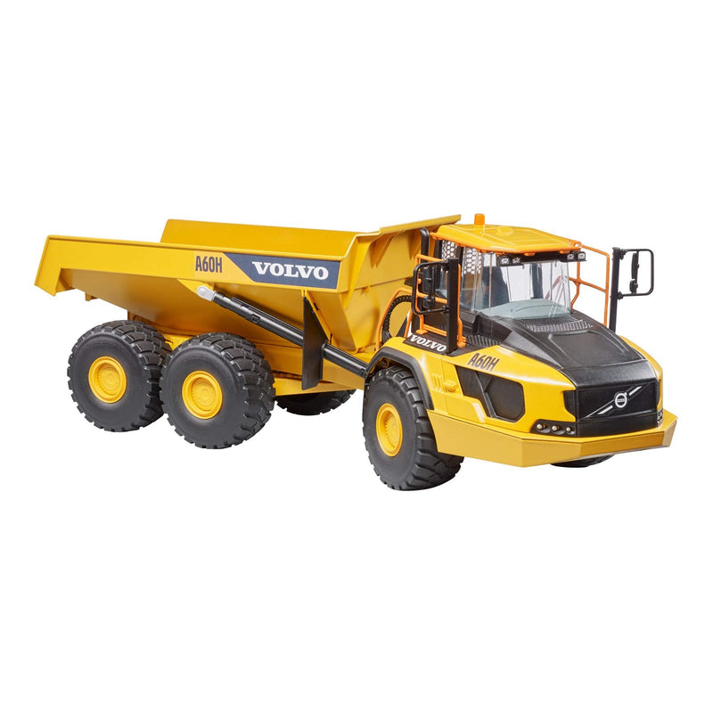 Bruder Volvo A60H Hauler for Construction Pretend Play Indoors, Outdoors, in Sand and Snow, 02455