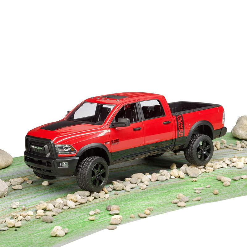 Bruder Toys - Recreational Realistic RAM 2500 Power Pick Up Truck with Openable Doors and Tailgate - Ages 3+