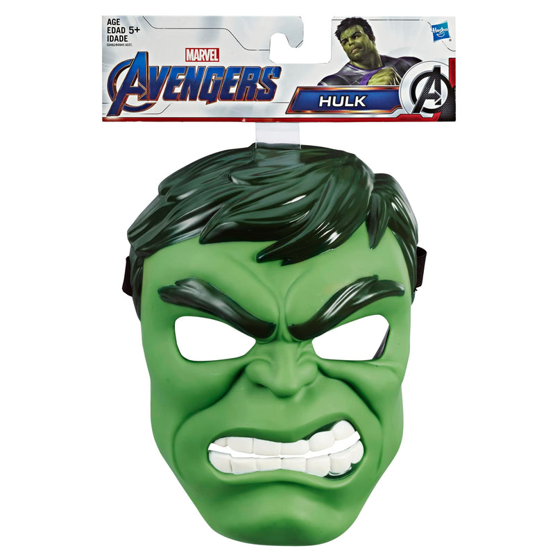 Marvel Hulk Hero Mask, Classic Design, Inspired By Avengers Endgame, Super Hero Toys, Kids Halloween Costume, Ages 5 and Up