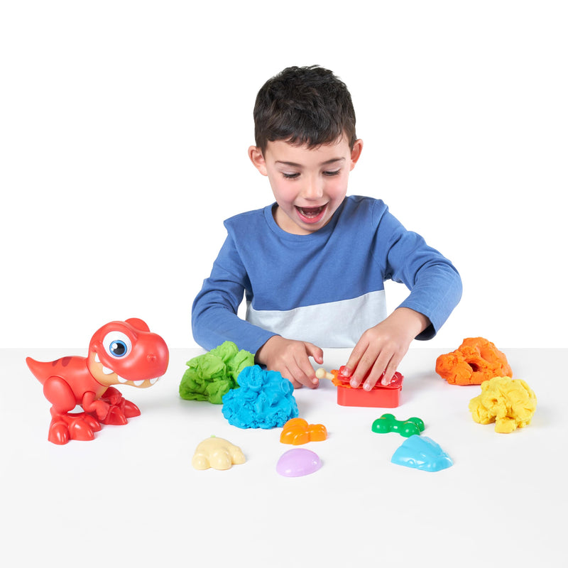 Smashers Junior Dino Dig Large Egg (T-Rex) by ZURU 18+ Surprises Compounds Mold Dinosaur Preschool Toys Build Construct Sensory Play for Kids 18 Months - 3 Years