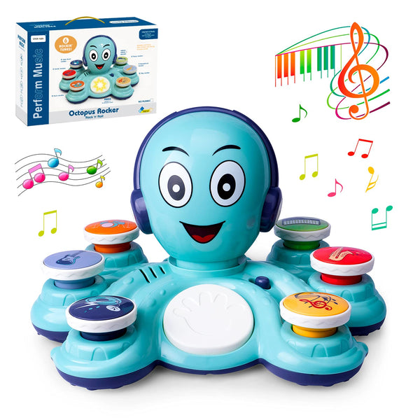 Baby Musical Toys Learning Toys for Toddlers, Octopus Music Toys, Preschooler Musical Educational Instruments Toy