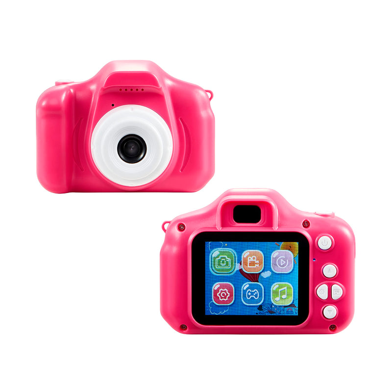 Vivitar Kidzcam Camera - Christmas, Birthday Gifts for Boys and Girls, 12 MP HD Camera and Digital Video Recording, Kids Digital Camera Toys for Kids 5 and Up Pink