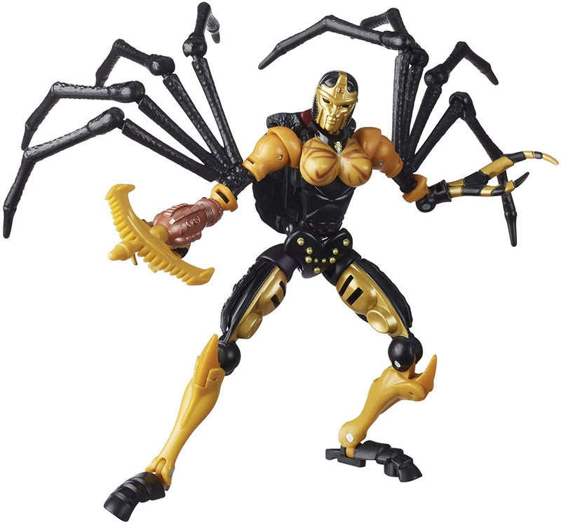 Transformers Toys Generations War for Cybertron: Kingdom Deluxe WFC-K5 Blackarachnia Action Figure - Kids Ages 8 and Up, 5.5-inch - sctoyswholesale