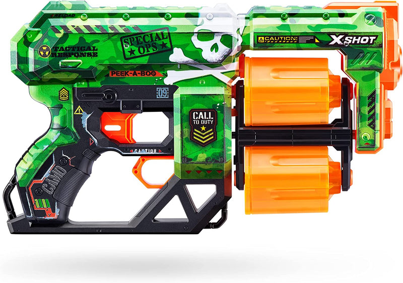 X-Shot Skins Dread Foam Dart Blaster (12 Dart) by ZURU