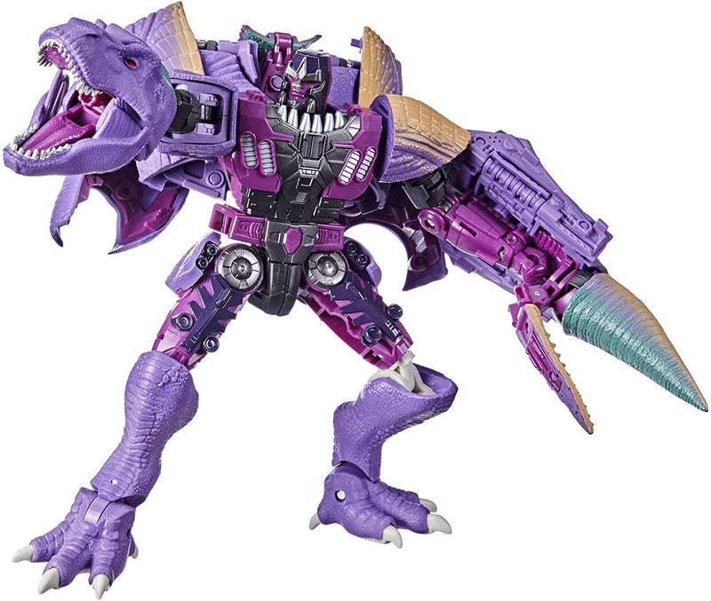 Transformers Toys Generations War for Cybertron: Kingdom Leader WFC-K10 Megatron (Beast) Action Figure - Kids Ages 8 and Up, 7.5-inch - sctoyswholesale