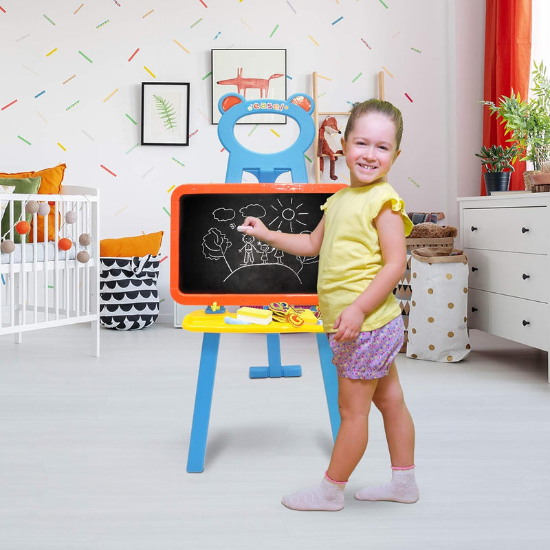 Painting Board Stand Frame Learning Easel For Kids