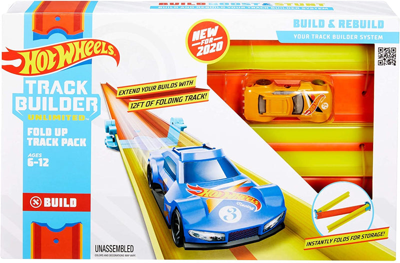 Hot Wheels Track Builder Fold Up Track Pack Assorted - sctoyswholesale