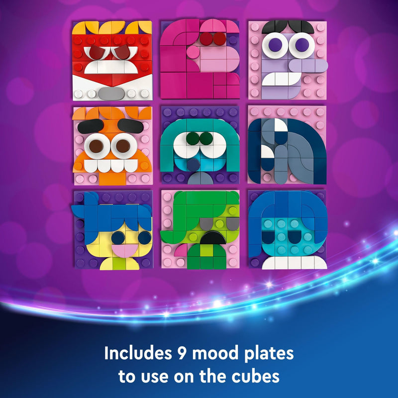 LEGO|Disney Inside Out 2 Mood Cubes from Pixar, Disney Toy Building Kit from The Movie, Fun Fantasy Toy to Share Emotions, Disney Gift Idea for Movie Fans, Girls and Boys, 43248