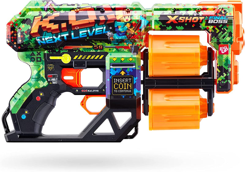 X-Shot Skins Dread Foam Dart Blaster (12 Dart) by ZURU