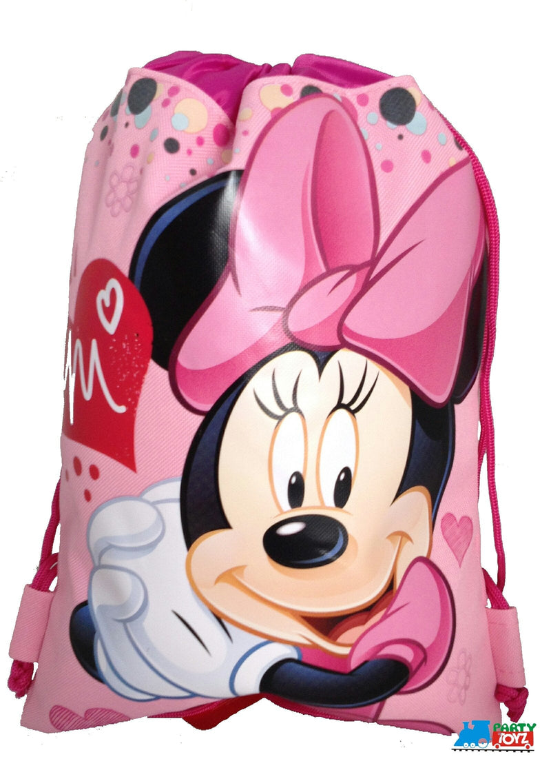 Disney Minnie Mouse Drawstring Backpack - Pink Drawstring Bag