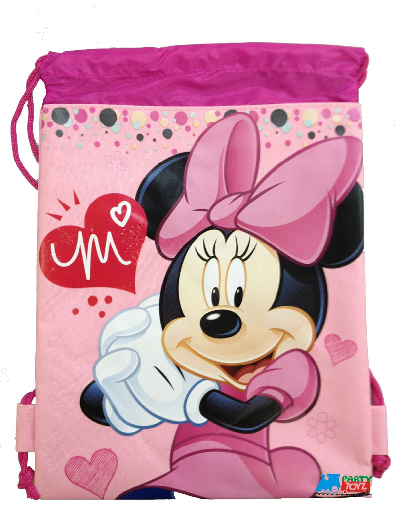 Disney Minnie Mouse Drawstring Backpack - Pink Drawstring Bag