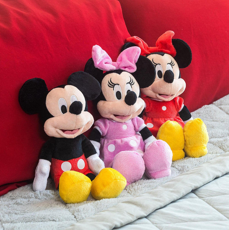 Minnie 10776 Disney Pink 11" Beans Plush, Multi, 6"