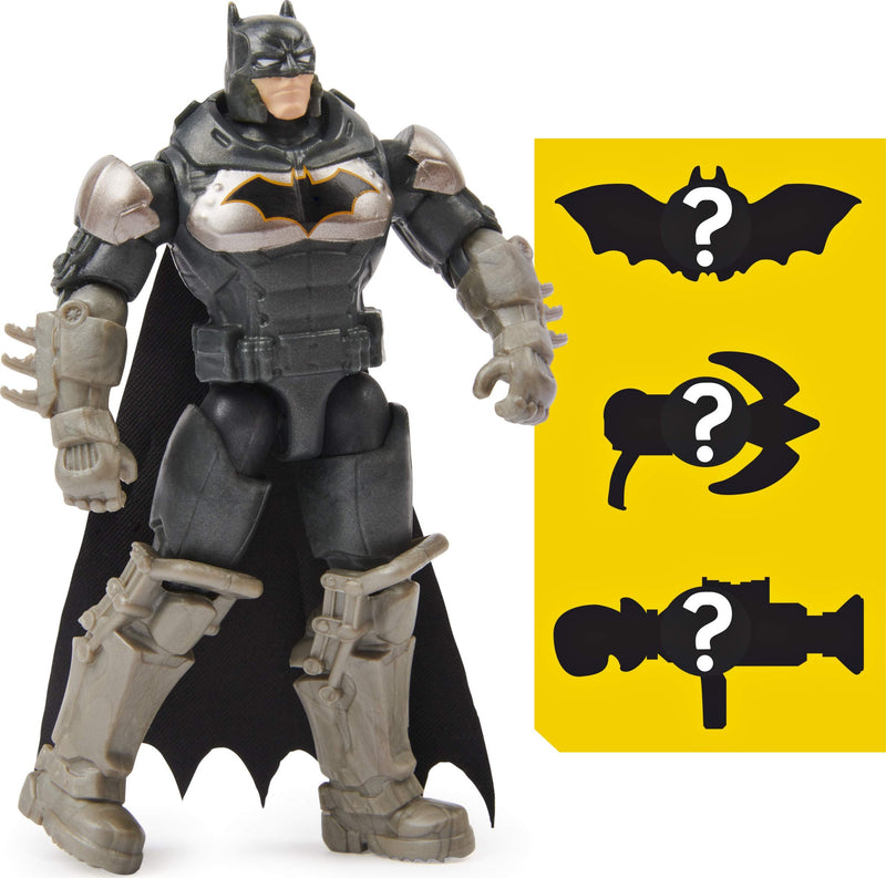 BATMAN 4-inch and Bronze Tiger Action Figures with 6 Mystery Accessories