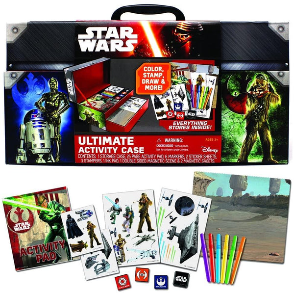 Star Wars Ultimate Activity Case Play Set - sctoyswholesale