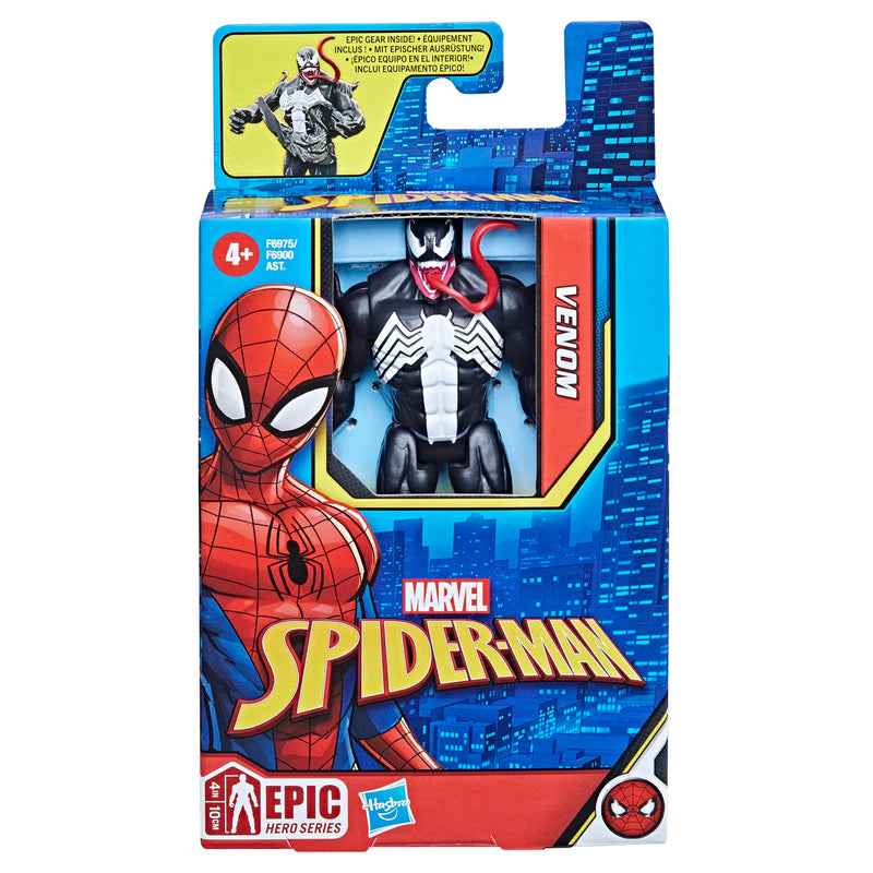 Marvel Epic Hero Series Venom, 4-Inch Action Figure with Accessory, Kids Ages 4 and Up