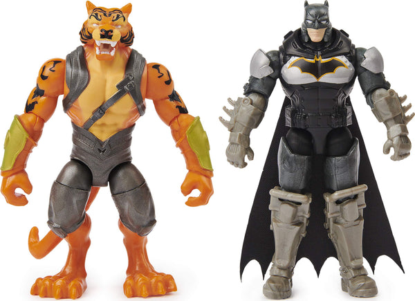 BATMAN 4-inch and Bronze Tiger Action Figures with 6 Mystery Accessories