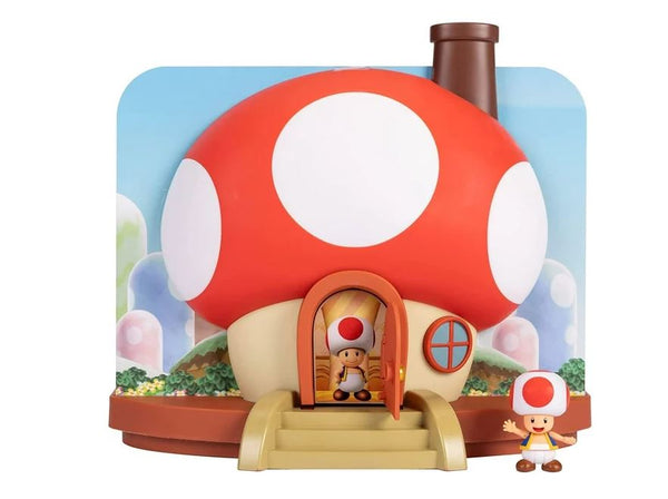 World of Nintendo Super Mario Deluxe Toad House Playset