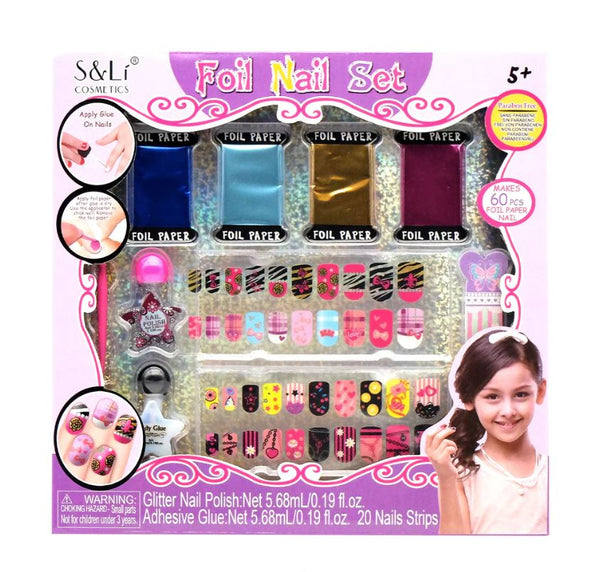 S &Li Cosmetics Foil Nail Art Set