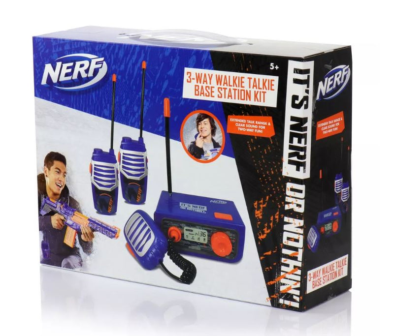 Nerf 3-Way Walkie Talkie Base Station Kit