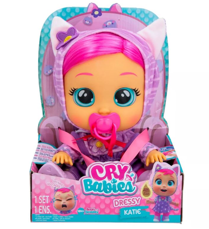 Cry Babies Dressy Katie 12" Baby Doll