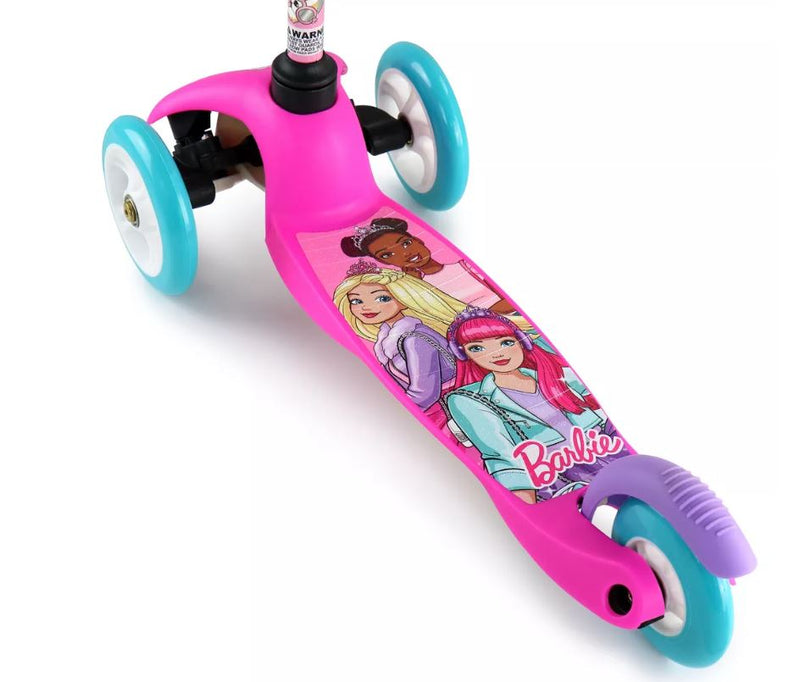 Barbie Tilt and Turn 3 Wheels Scooter