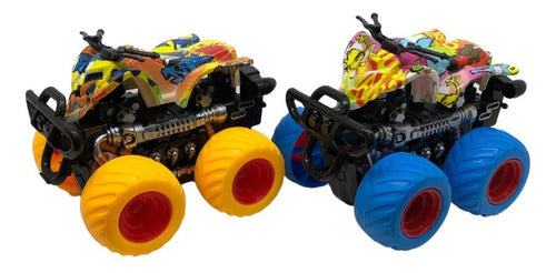 Friction Monster Trucks, Off Road Climbing Trucks, Color May Vary