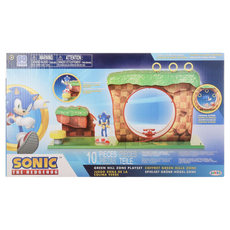 Sonic the Hedgehog - Green Hill Zone Playset - sctoyswholesale