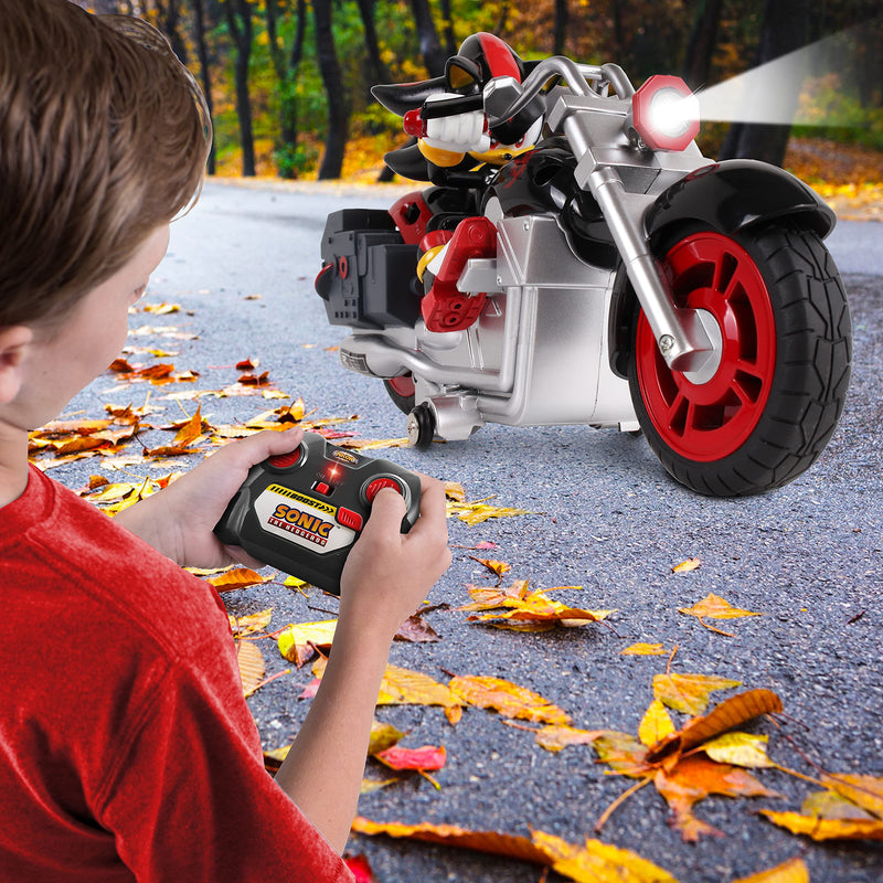 Sonic Sega All-Stars Racing RC Shadow Motorcycle; Full Function 2.4 GHz Radio Control with Turbo Boost; Ages 6+