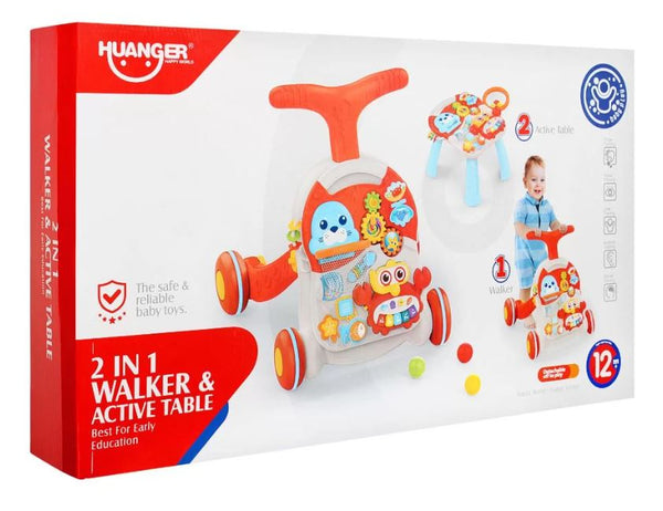 Huanger 2 In 1 Walker & Active Table