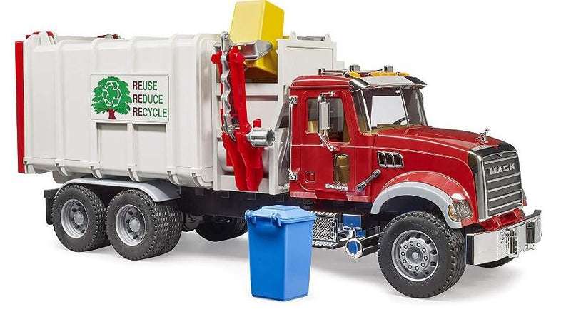 Bruder Mack Granite Side Loading Garbage Truck - sctoyswholesale