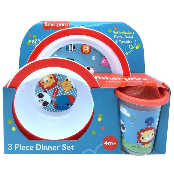 Fisher Price 3 Piece Dinner Set - sctoyswholesale