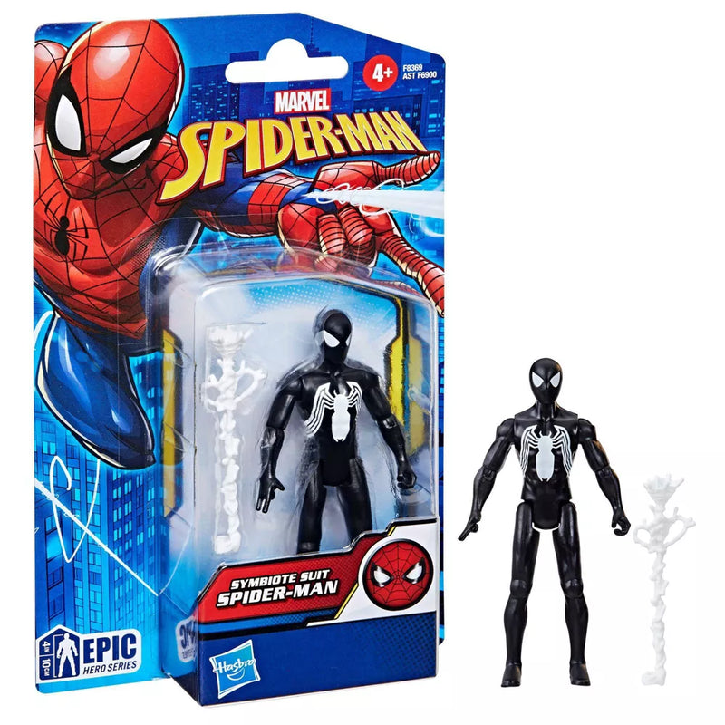 Marvel Spider-Man Symbiote Suit 4" Epic Hero Action Figure