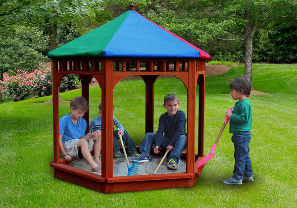 PLAY-ZEE-BO COVERED SANDBOX - sctoyswholesale