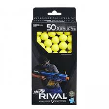 Nerf Rival 50X Rounds High Impact Yellow Balls Ammo Bullets HASBRO NEW - sctoyswholesale