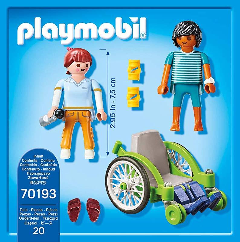 Playmobil - Hospital: Patient in Wheelchair - sctoyswholesale