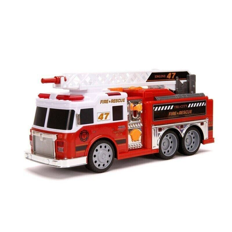 Fire Truck, Jada Exclusive Hero Patrol Lights & Sound