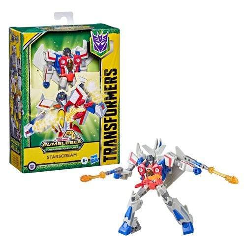 Transformers Bumblebee Cyberverse Adventures Toys Deluxe Class Starscream Action Figure - sctoyswholesale