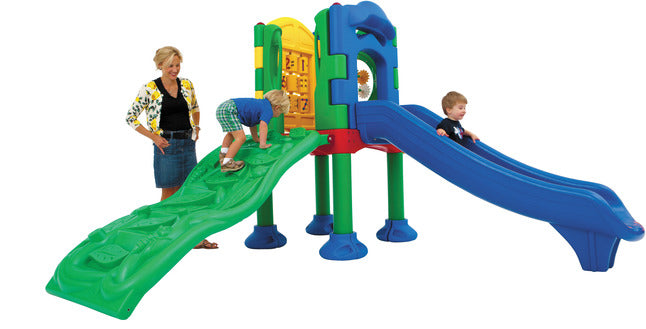 Ultra Play Systems Inc Discovery Center 1 with Ground Spike - No Roof, 12 x 10 x 6-1/2 Feet - sctoyswholesale