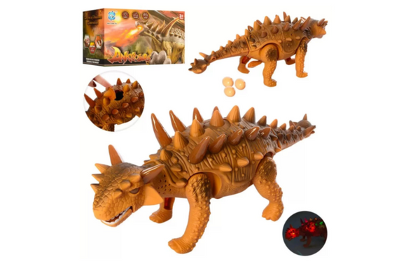 Battery Operated Dinosaur - Ankylosaurus - sctoyswholesale