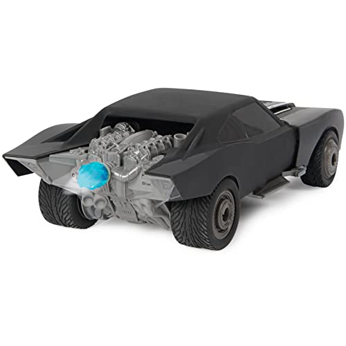 DC Comics, The Batman Turbo Boost Batmobile, Remote Control Car with Official Batman Movie Styling Kids Toys for Boys and Girls Ages 4 and Up