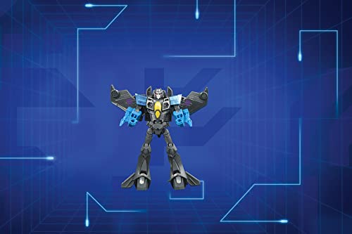 Transformers Toys EarthSpark Warrior Class Skywarp Action Figure, 5-Inch, Robot Toys for Kids Ages 6 and Up