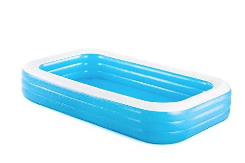 Bestway H2OGO Rectangular Inflatable Set, 10ft x 22in Above Ground Pool, Blue - sctoyswholesale