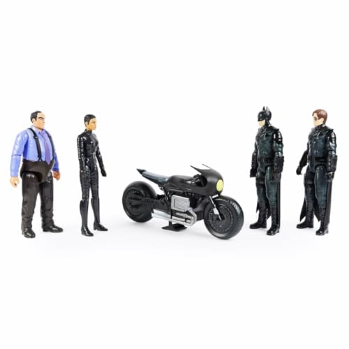 DC Comics Batman Batcycle Pack with 4 Figures