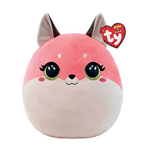 Ty Squish A Boo Roxie The Pink Fox - 10"