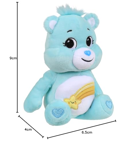 Care Bears 22034 9 Inch Bean Plush Wish Bear, Collectable Cute Plush Toy, Cuddly Toys for Children, Soft Toys for Girls and Boys, Cute Teddies Suitable for Girls and Boys Aged 4 Years +