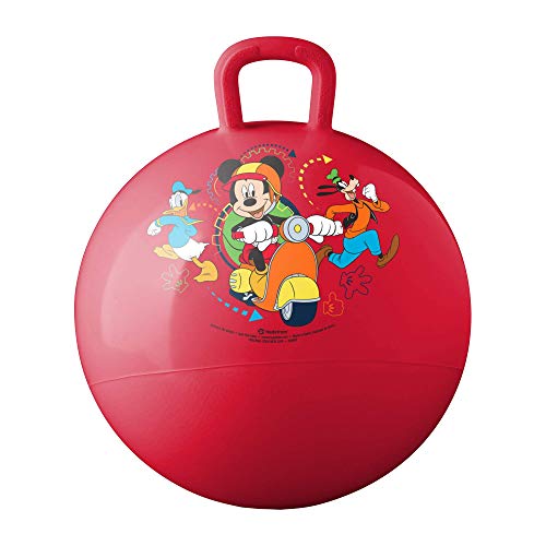 Hedstrom Disney, Mickey Mouse Hopper Ball, Hop Ball for Kids, 15 Inch, Red