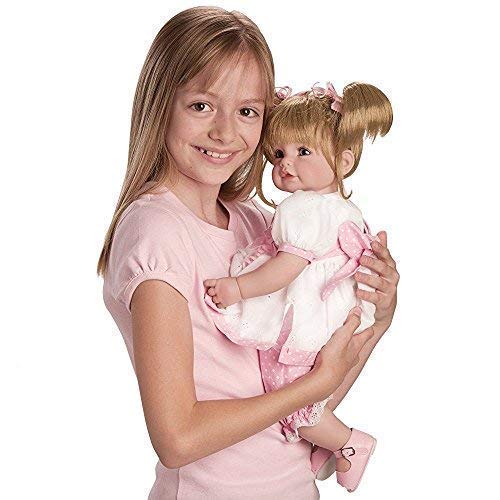 Adora Realistic Baby Doll Happy Birthday, Baby Toddler Doll - 20 inch, Soft CuddleMe Vinyl, Sandy Blonde Hair, Blue Eyes