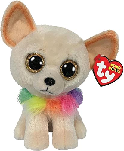 Ty Chewey Tan Chihuahua Beanie Boos Medium 13" | Beanie Baby Soft Plush Toy | Collectible Cuddly Stuffed Teddy