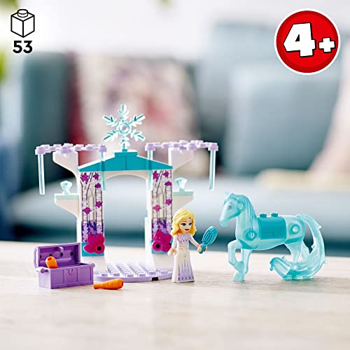 LEGO Disney Princess Elsa and The Nokk’s Ice Stable 43209 Building Toy Set for Kids, Girls, and Boys Ages 4+ (53 Pieces)
