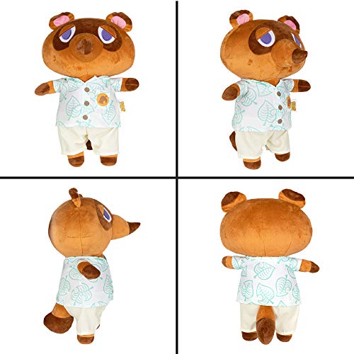 Bedding Soft Plush Cuddle Pillow Buddy, One Size, Animal Crossing Tom Nook